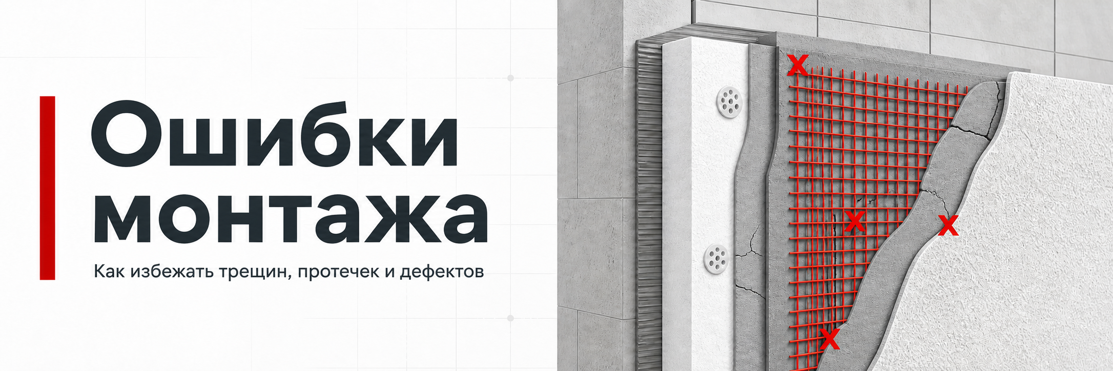 Ошибки монтажа